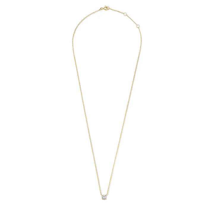Cléa™ - Moissanite Stone Necklace in Gold