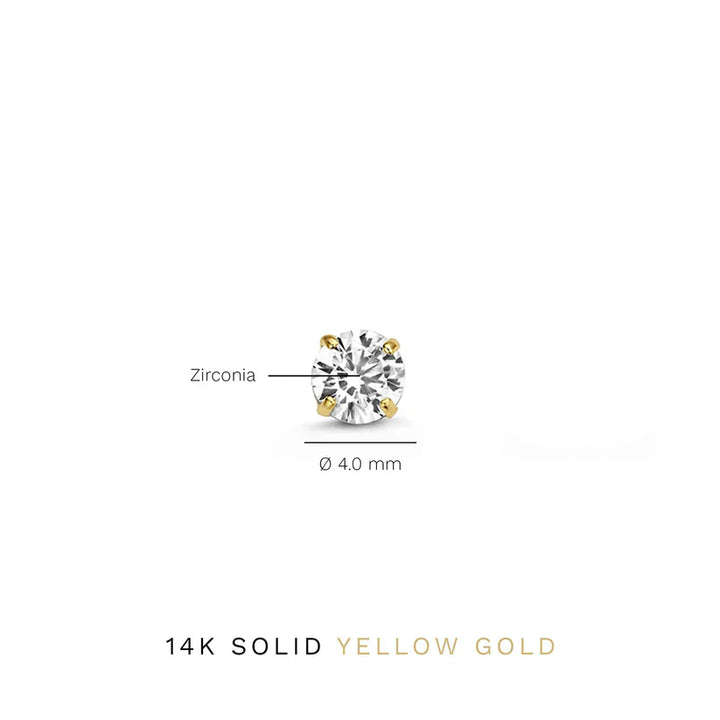 Larmes™ - Gold Stone Studs