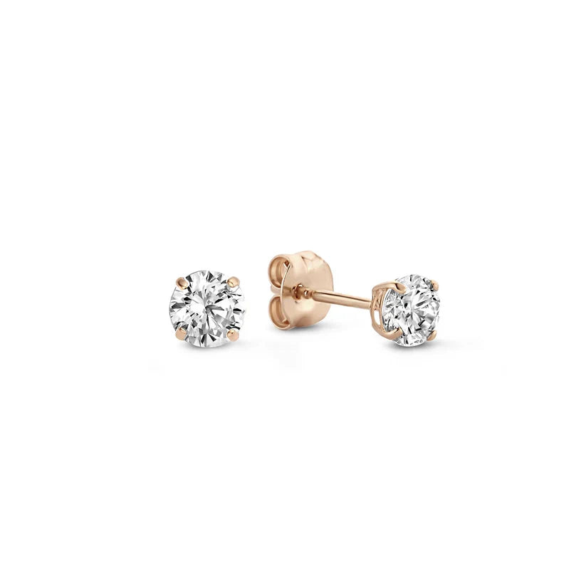 Moon Tears™ - Gold Stone Stud Earrings