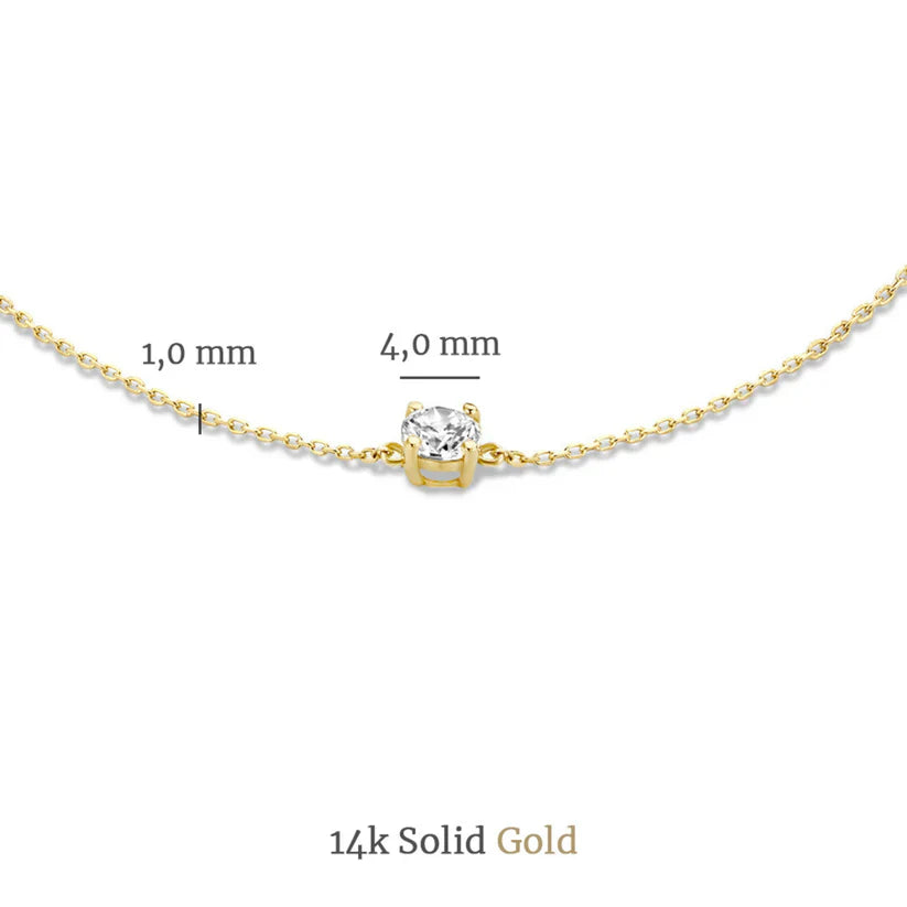 Cléa™ - Moissanite Stone Set in Gold