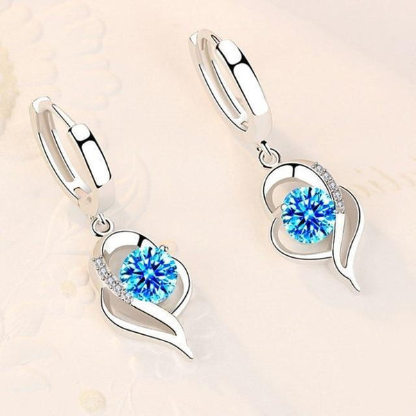 Gleam™ - Silver Zirconia Stud Earrings