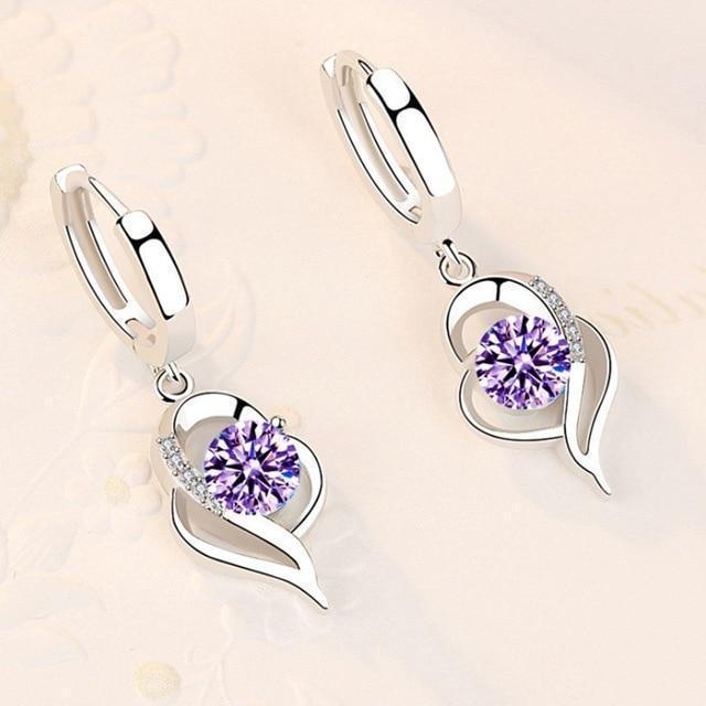 Gleam™ - Silver Zirconia Stud Earrings