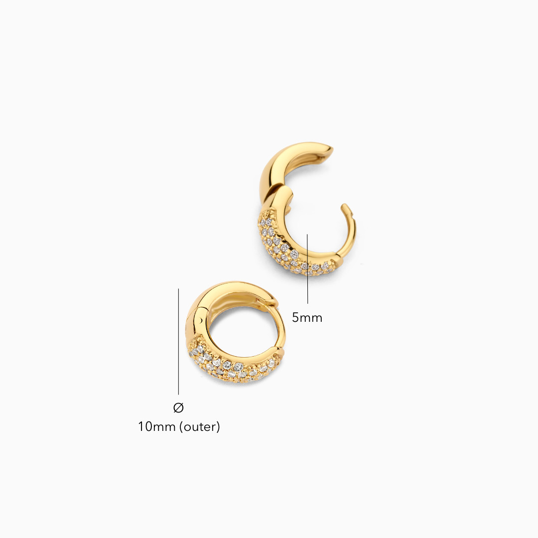 Jules™ - Mini Gold Hoops