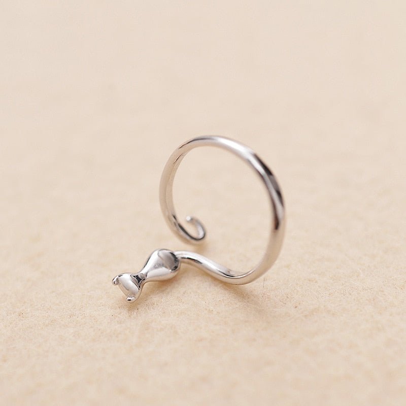 Purrfectly Cute™ - Stainless Steel Cat Ring