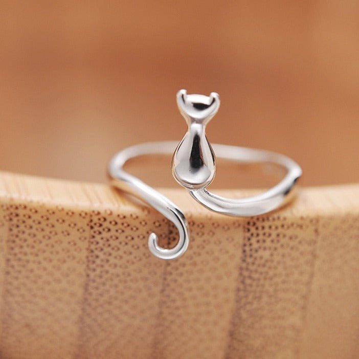 Purrfectly Cute™ - Stainless Steel Cat Ring