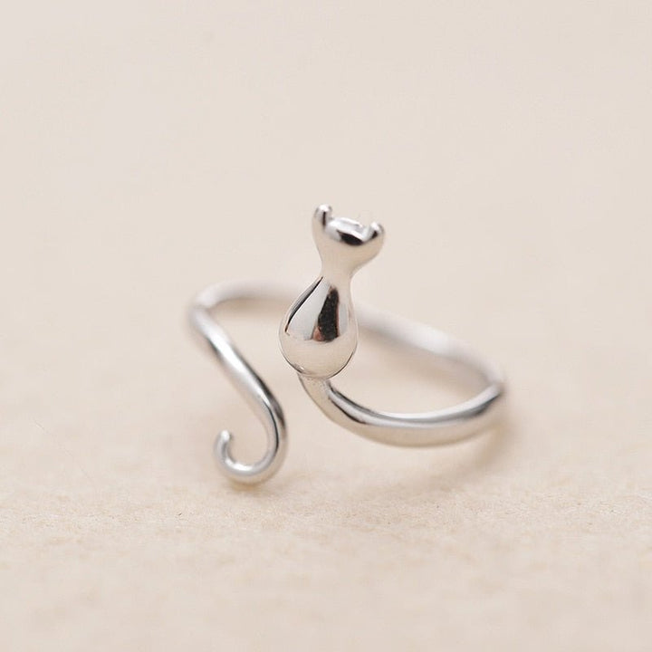 Purrfectly Cute™ - Stainless Steel Cat Ring