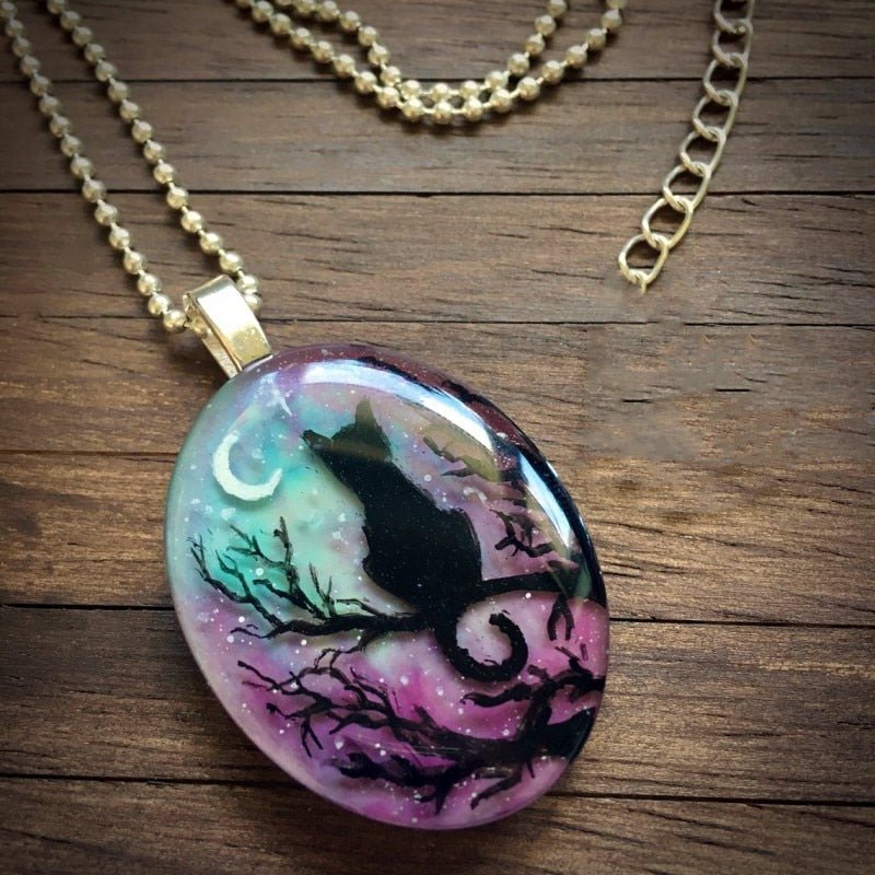 Starlit Feline™ - Charming Cat Necklace