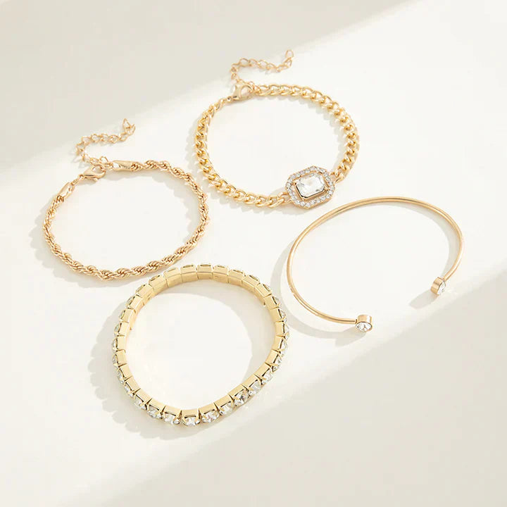 Domitia™ - Calvina Bracelet Set in Gold