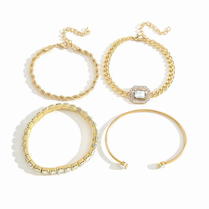 Domitia™ - Calvina Bracelet Set in Gold